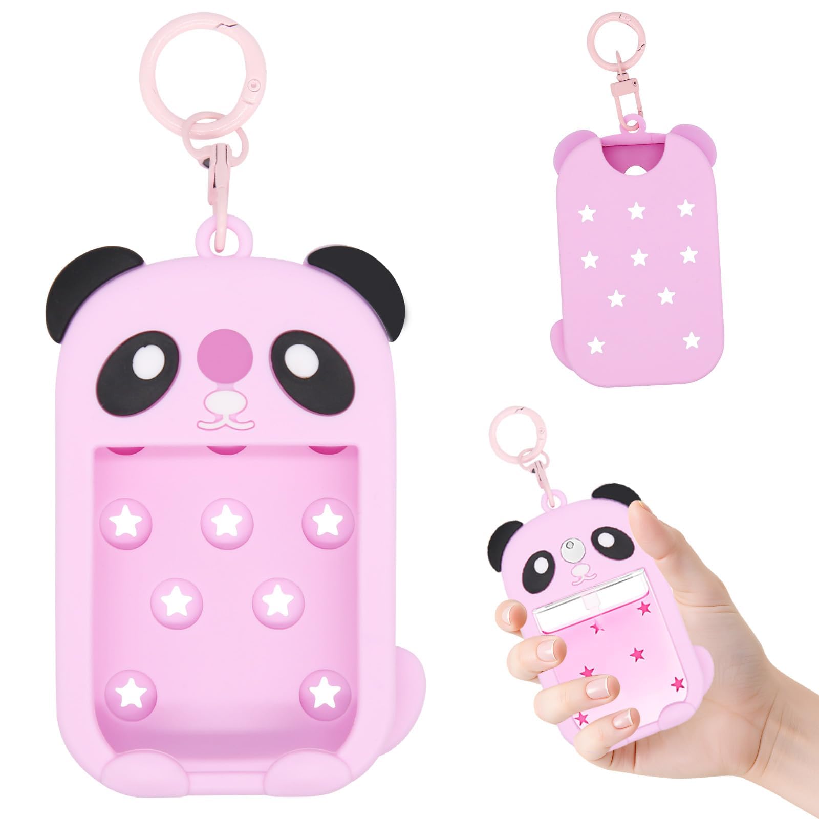 Silicone Case for Touchland Hand Sanitizer Spray with Keychain
